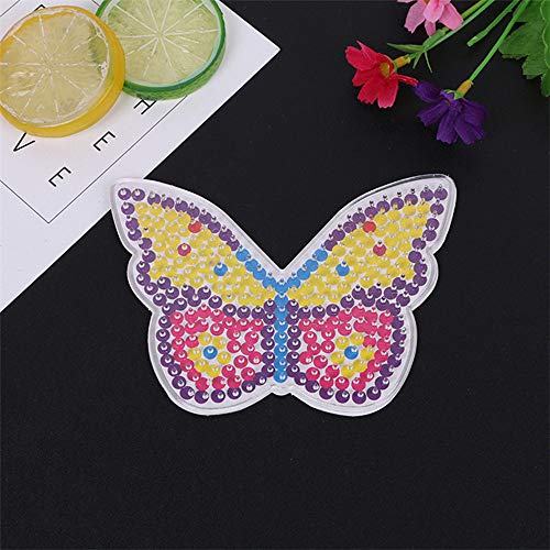 Plaque perle a repasser transparente 5mm grand format : support emboitable loisirs creatifs - 7