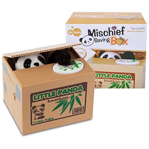 Pup Go Panda Coin Stealing Money Box Cover