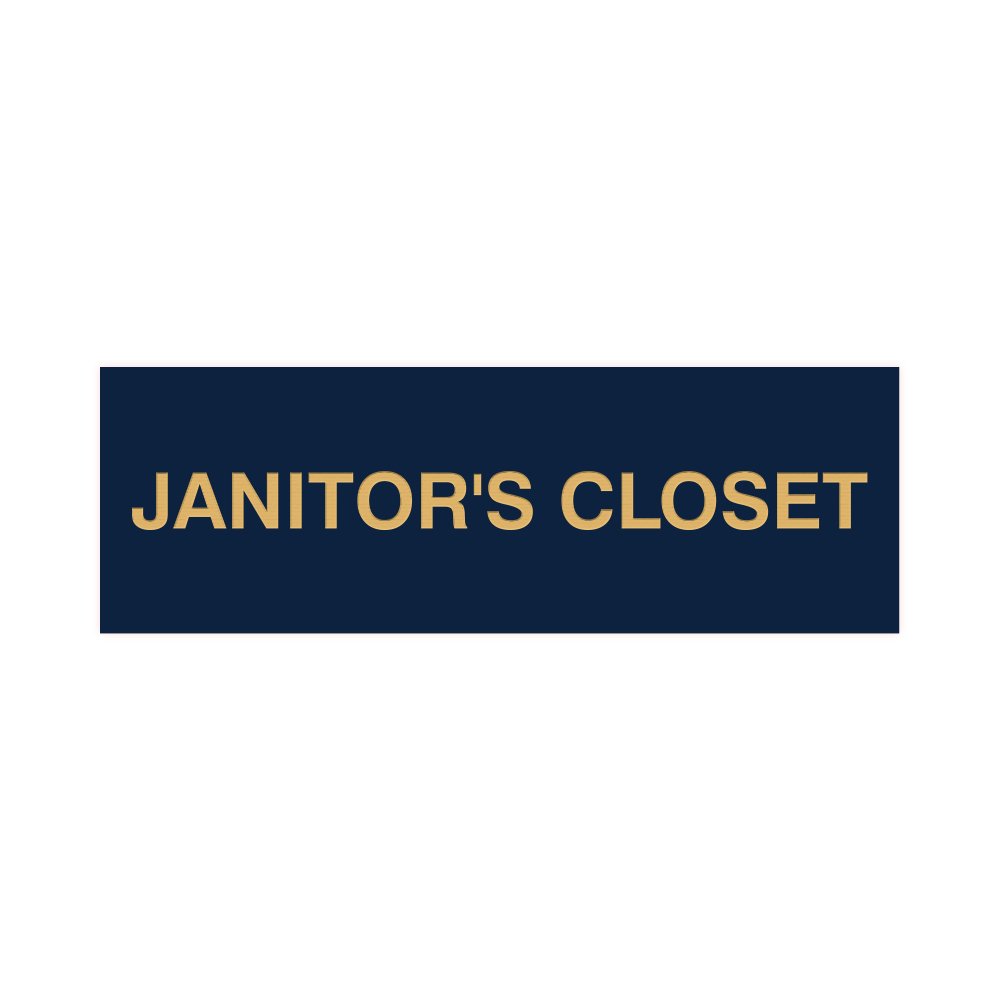 Plaque Armoire de Concierge 3" x 9" pour Identifier Rapidement vos Locaux - 8