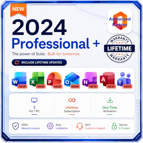 Image of OFFICESUITE Pro Plus 2024 for Windows 10 /11 with 2026 Online Updates | Retail License key (1 System /PC, Lifetime) | Unlimited Reinstallations & Regular Updates (Quick Delivery)