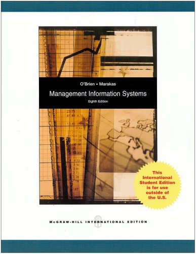 Management Information Systems: International Edition - O'Brien, James ...