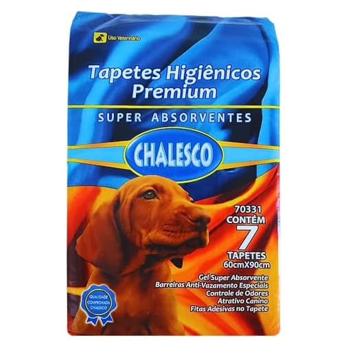 Chalesco Tapete Higiênico 7 Unidades Para Cães Multicor