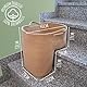 Treppenkorb aus stabiler Baumwolle in Beige, Stufenkorb, Treppenkorb Stufenkorb, Treppentasche, Treppen Organizer, Stair Basket