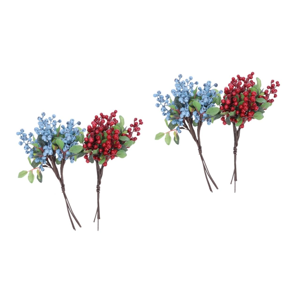 DECHOUS 20pezzi Decorazioni Natalizie Con Bacche Artificiali Da Pz Di Bacche Per Composizioni Feste e Cerimonie Realistiche e Colorate Per Decorazioni Di Natale e Fai Da Te