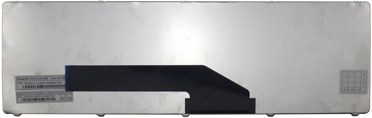 New Laptop Keyboard Replacement for Asus K50 K50A K50C K50I K50AB K50IJ K50AD K50AF P50 P50IJ K51 K51AE K51AB K51AC K51A K51IO, US Layout Black Color