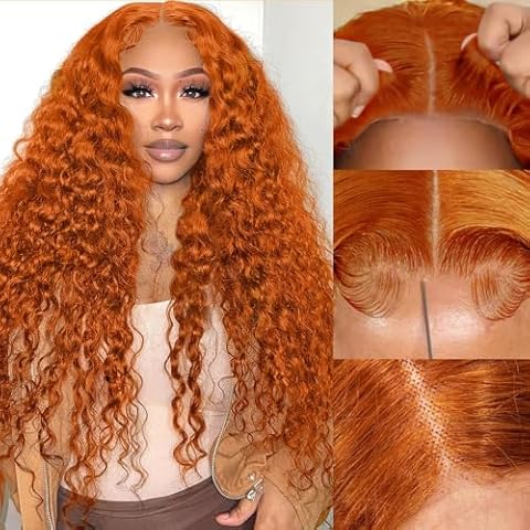 Azkiu Straight Wigs Human Hair Pre Plucked With Baby Hair Cover