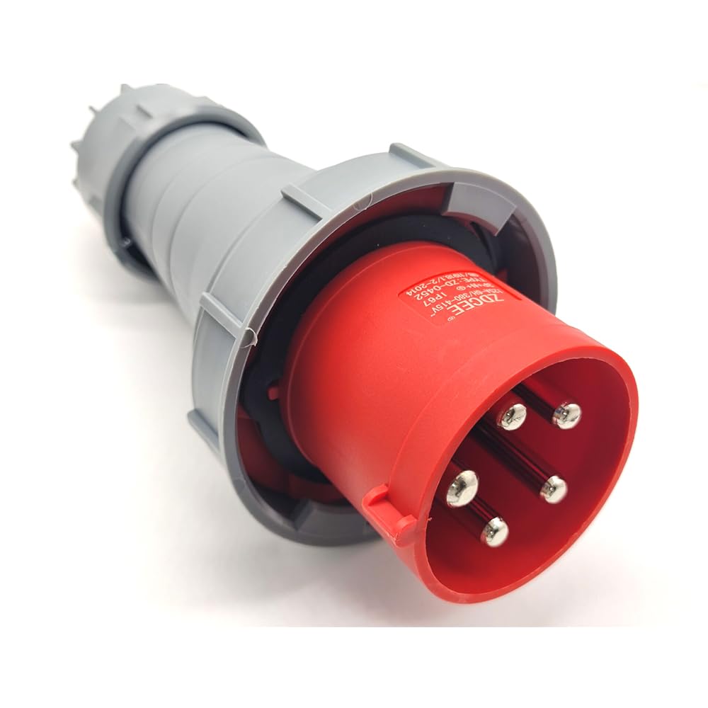 GXMRHWY IEC60309 CEE Industrial Connector 125A 380-415V Plug 5 Pin