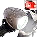 Bright Eyes 1200 lumen Rechargeable Mountain, Road Bike Headlight, New 6400mAh battery (3+ HOURS on Bright Beam) with free taillight