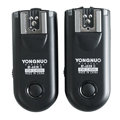 YongNuo Rf-603 N3 2.4Ghz Wireless Flash Trigger/Wireless Shutter Release Transceiver Kit Per Nikon D90/D3100/D5000/D7000