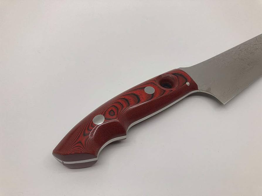 Amazon｜佐治武士 作 中山型 赤黒 マイカルタ ハンドル ダマスカス 33