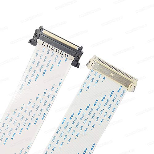 Close-up of flat ribbon cables used for connecting adapter boards