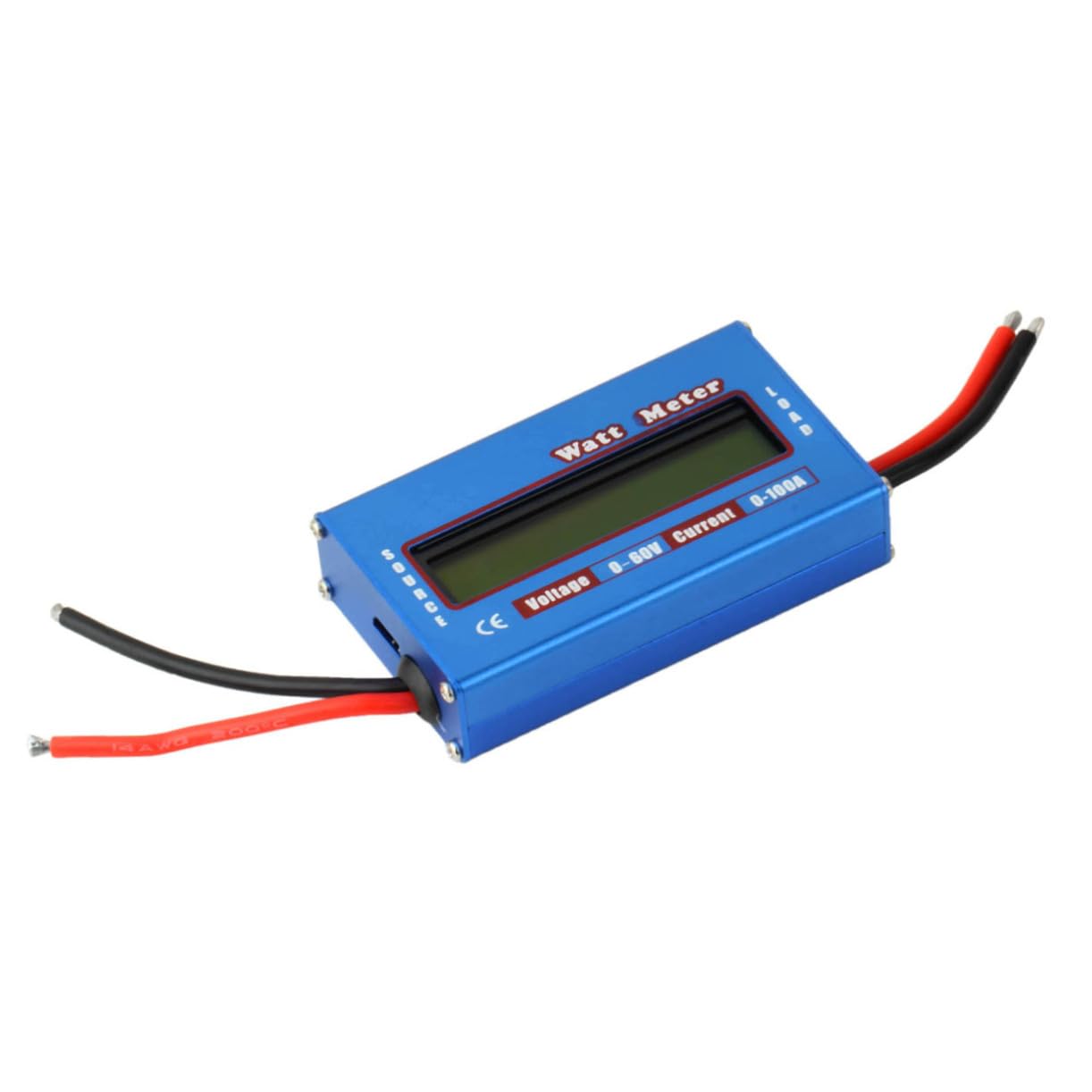 jojofuny 3piezas Medidor De Digital Lcd Para Baterías Rc Analizador De Voltaje y Energía Comprobador De Watt Para De Aeronaves y Energía Solar Azul