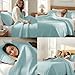 Southshore Fine Living, Inc. Oversized King Quilt Bedding Set, Soft Microfiber, Stain and Pet Hair Resistant Bedding, California/King Size Quilt Coverlet Bedspread Set with 2 Shams, Sky Blue