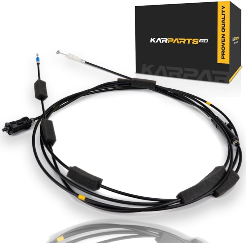 KarParts360 For Toyota Corolla 2009 10 11 12 2013 Trunk Release Cable | Black | Plastic/Metal | Replacement For 6460712860