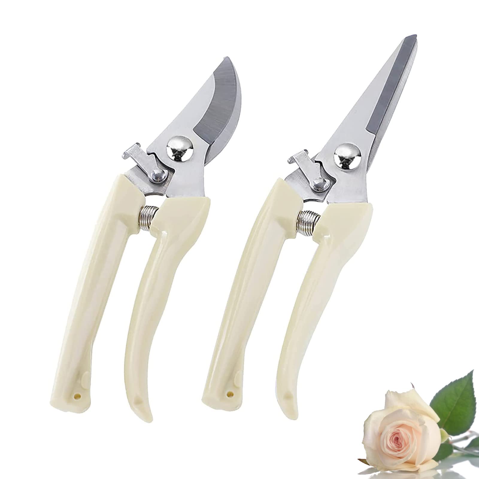 Amazon.com : Leize Flower Scissors Set, 2 Pack Premium Thickened