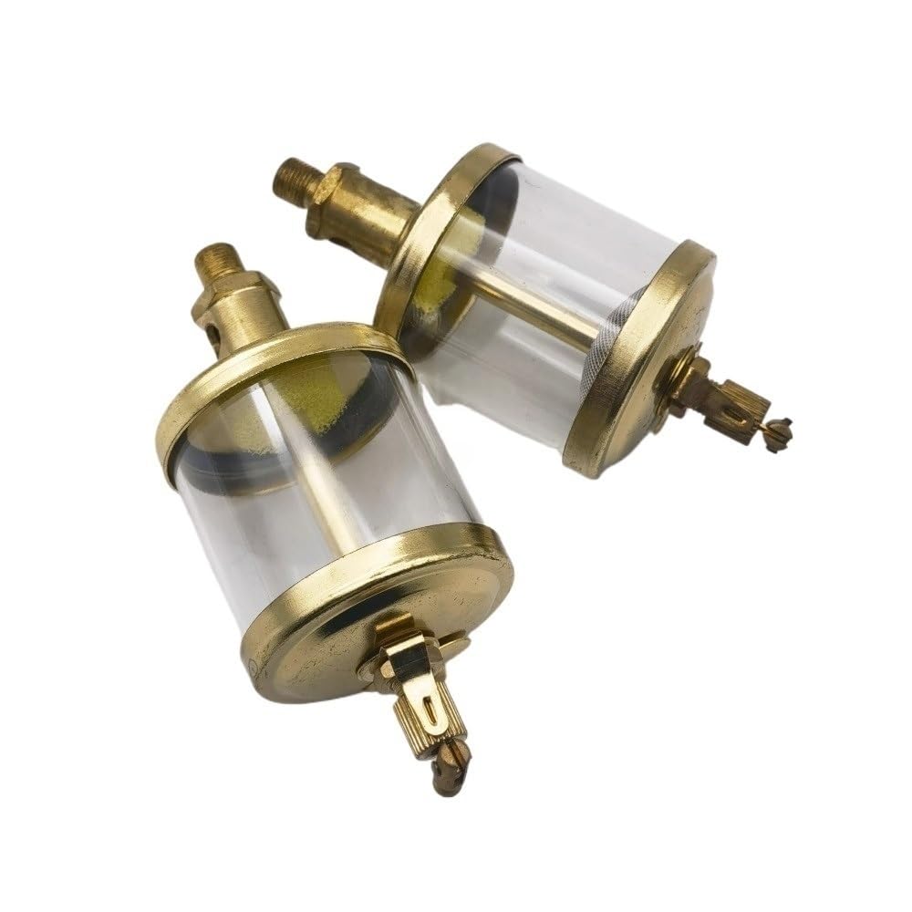 Kubek Drip Feed Cup 16-600 ml Mosiężny Celownik Żelazny Sight Drip Feed Oiler, Trwałość Smarownica Gwintowana 1 szt. (600 ml * 3/8 cala)