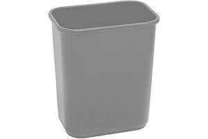 Highmark 7-Gallon Wastebasket: Large Capacity, Stylish Solution for Offices