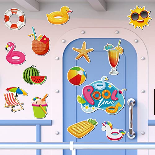Set de 25 imanes decorativos verano para nevera miniatura 2