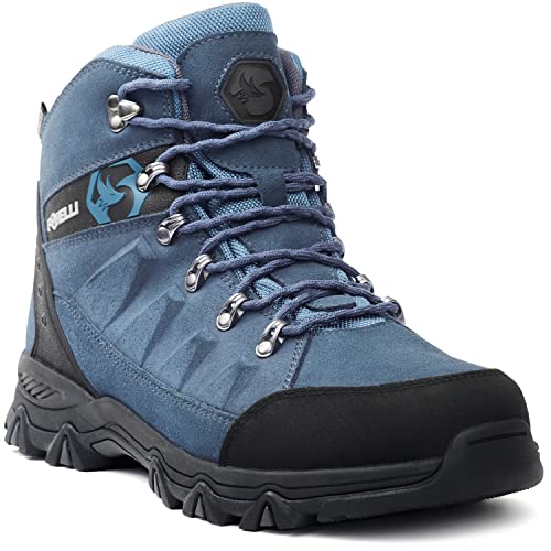 Foxelli Women’s Hiking Boots – Suede Leather Waterproof Hiking Boots...