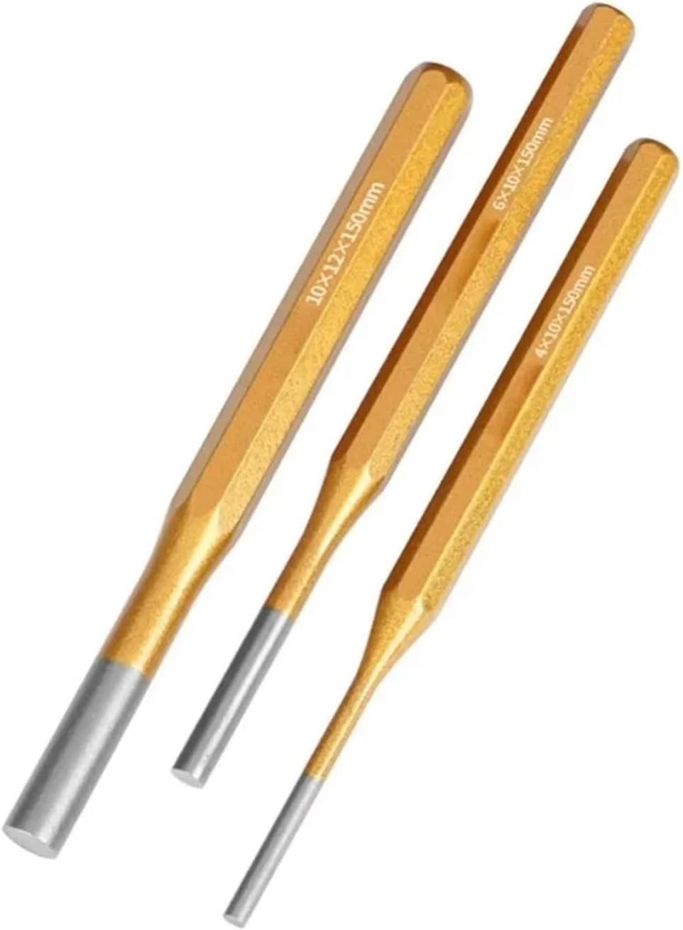 1pcs 2/3/4/5/6/8/10mm Round Punch Remover 150mm Roll Pin PunchTool Heavy Duty Chisel for Machinery Maintenance Cone(6mm)