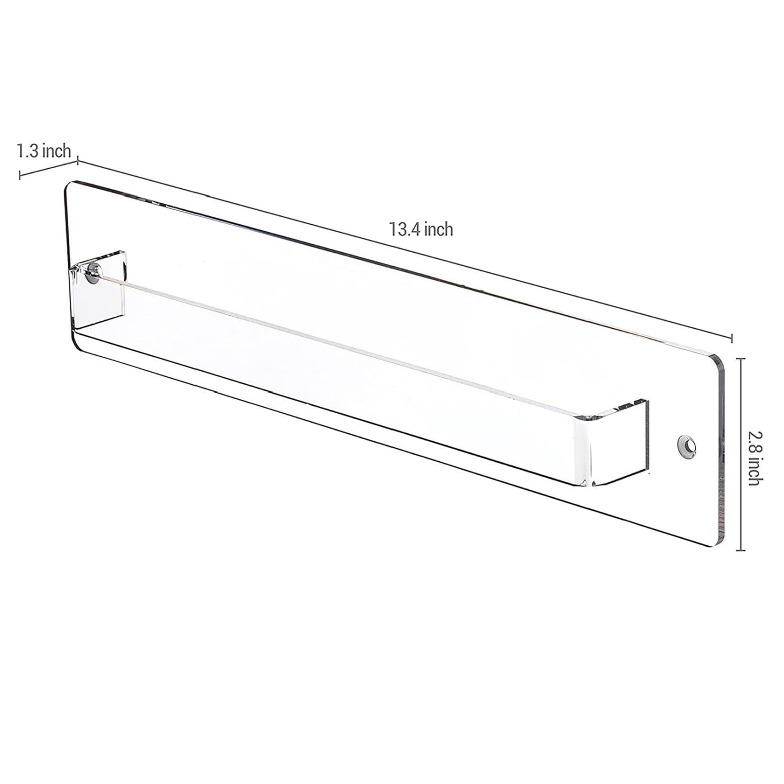 Organizer na Okulary Przeciwsłoneczne 3-pak Przezroczystych Uchwytów Na Okulary Przeciwsłoneczne, Akrylowych, Ściennych, Do Przechowywania Okularów Przeciwsłonecznych idealny prezent