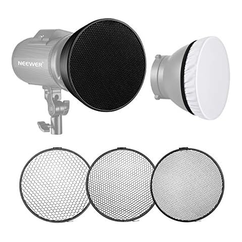 Reflector Estándar Neewer 18cm con Rejillas de Panal Cover