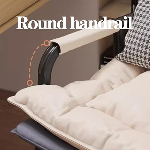 Miniatura 6 de WIGSELBL Silla de bañera de tela con soporte lumbar para sala de estar, con respaldo ajustable y bolsillos laterales, sofá tapizado, silla auxiliar