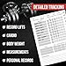 The Lift Log Workout Journal & Bookmark – 6 Month Undated (A5, 6”x 8”) Fitness Journal - Assist in Weight Loss & Weight Lifting Goals - A Workout Log Book for Your Gym Accessories & Any Work Out