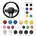 MEWANT DIY Black Embossed Athsuede Steering Wheel Cover for BMW (M Sport) F44 G20 G22 G30 G32 G11 G14 G15 G16 X3 G01 X4