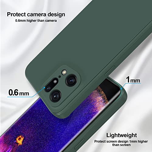 GiiYoon Case Compatible with OPPO Find X5 Pro, Silky-Soft Touch Full-Body Protective Phone Silicone Case - Image 3