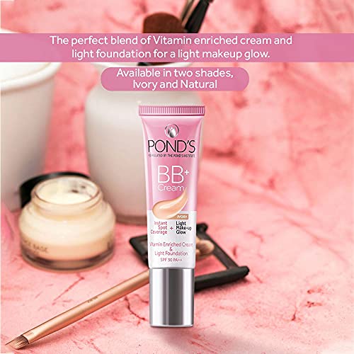 Image of POND'S Lightening BB+ Cream, Instant Spot Coverage + Natural Glow, 01 Original, 9 g