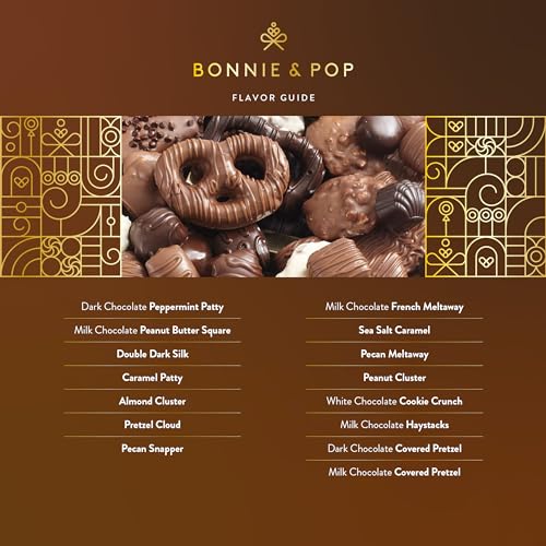 Chocolate Gift Basket, Candy Food Gifts Arrangement Platter, Gourmet Snack Box, Birthday Present Idea, Corporate Him & Her, Men Women Sympathy Family Parties & Get Well- Bonnie & Pop - Image 8