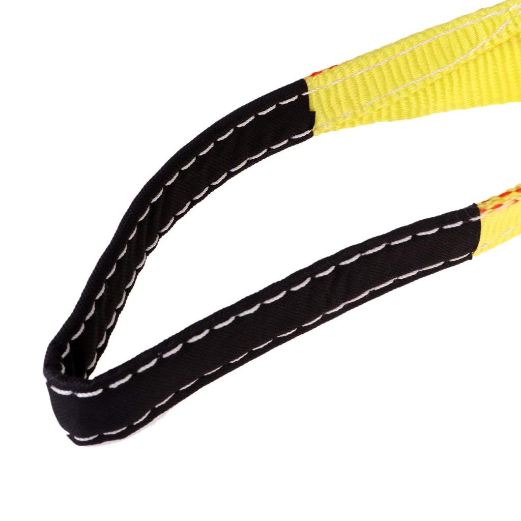 36 FT Slackline Kit mit Haken und Ratsche für Anfänger, Kinder und Familien (Gelb)