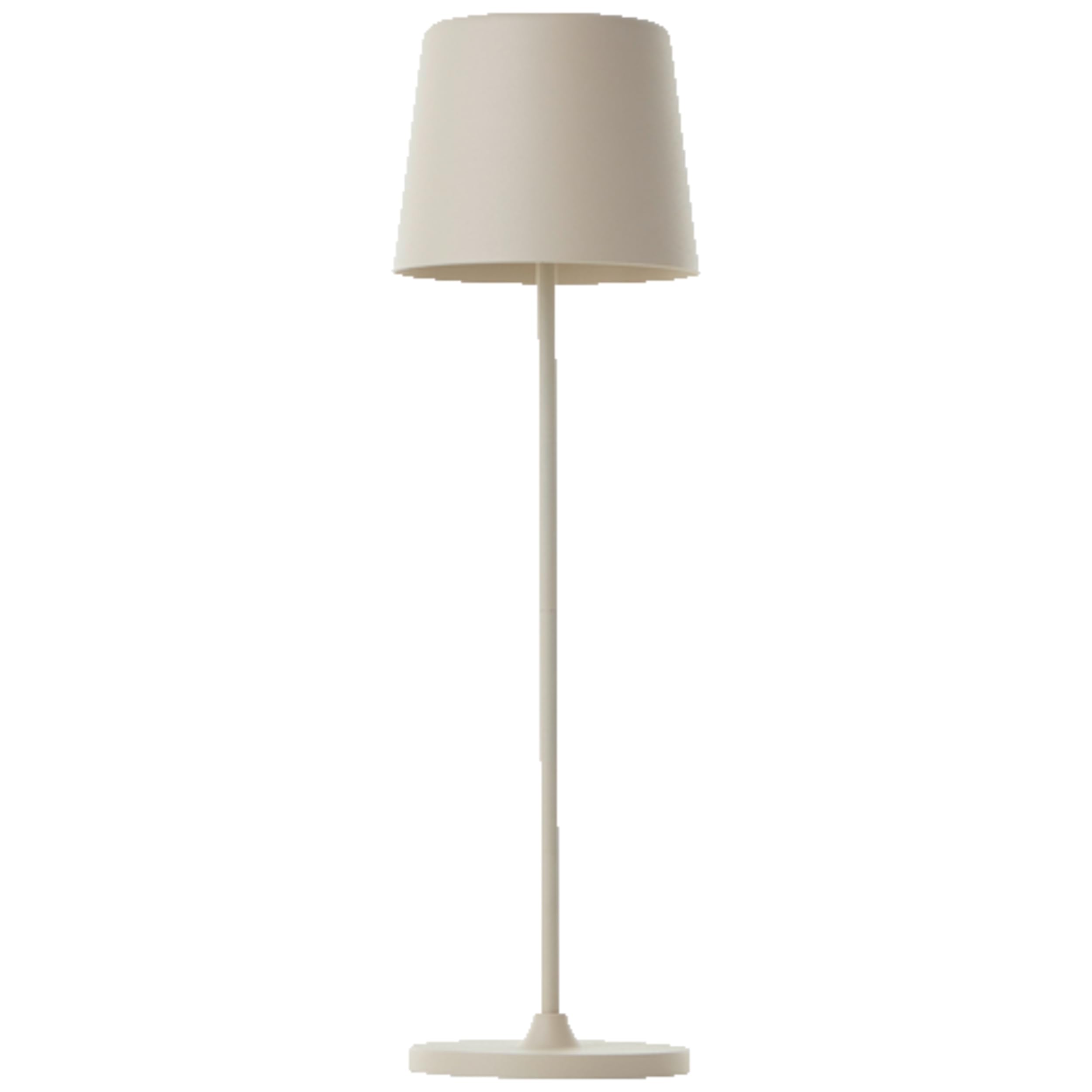 Lightbox - Juego de 2 lámparas de mesa LED para interior y exterior (37 cm, 23 cm, diámetro de 10 cm, luces de mesa para exteriores beige con atenuador táctil | móvil/inalámbrico/portátil |