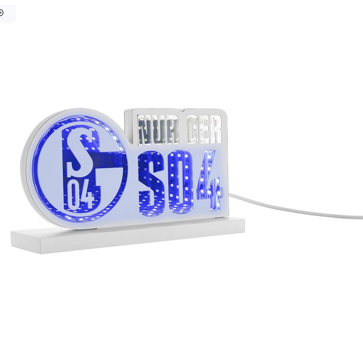 FC Schalke 04 LED-Licht Nur der S04 Mirror - STK