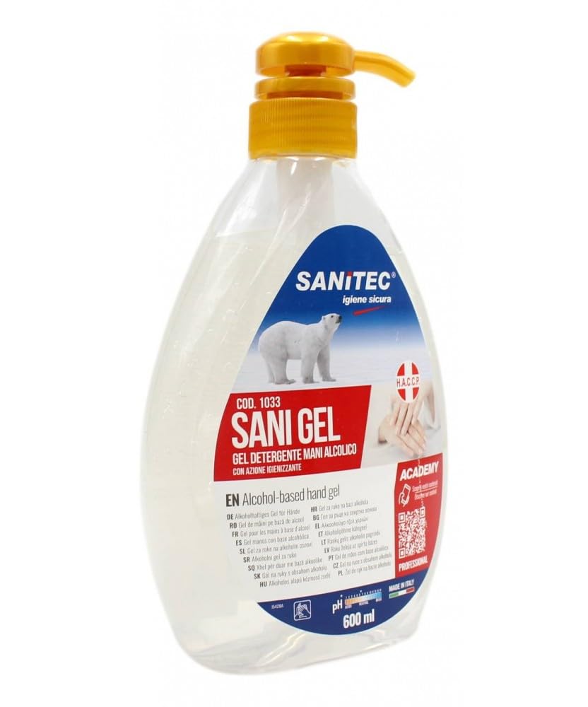 Sanitec - sanitec gel detergente antibatterico 600 ml