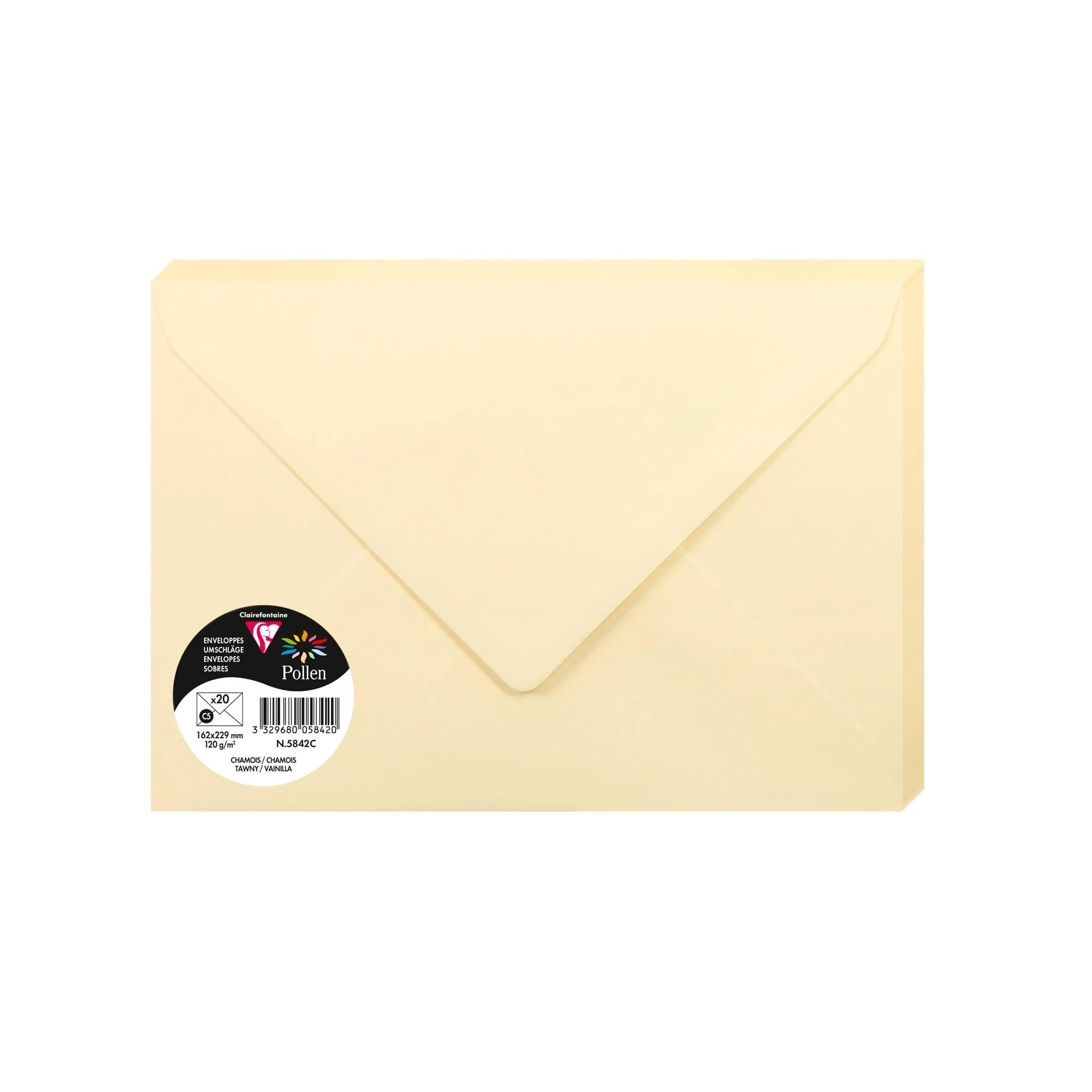 Clairefontaine 5842C koperty klejone x20 16,2x22,9 cm 120 g gładkie