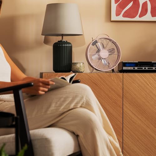 Cecotec Tischventilator EnergySilence 400 RetroDesk Pink, 25 W – Ansicht 5