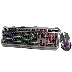 Zebronics Zeb-Transformer Gaming Keyboard and Mouse Combo (USB, Braided Cable)