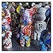 TJWZRKHPM Decoration Artistic Graffiti Bearbrick 400 Statue Colorful Luxury Bear Brick Sculpture Figurines Ornaments Living Room Home Decor Fashion(G)