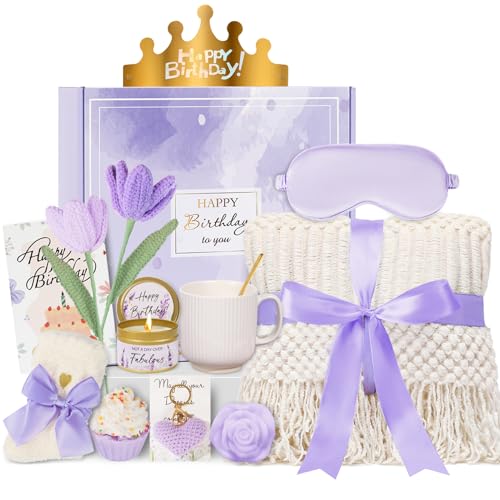 CuriBox Birthday Gifts for Women - 13PCS Unique Happy Birthday