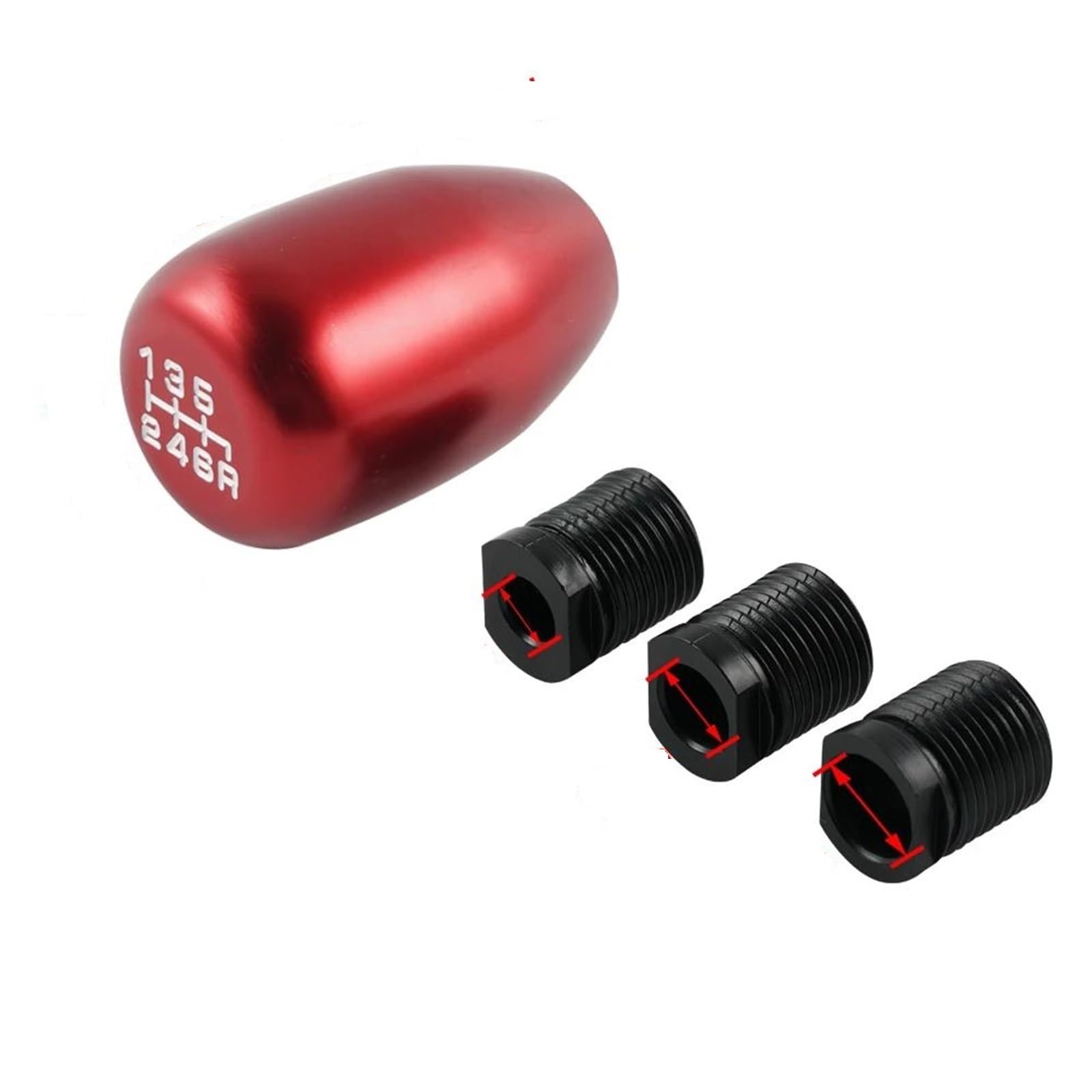 XZCVTYW 6 Speed Car Manual Gear Shift Knob for Civic Universal Stick Shift Knob for Car