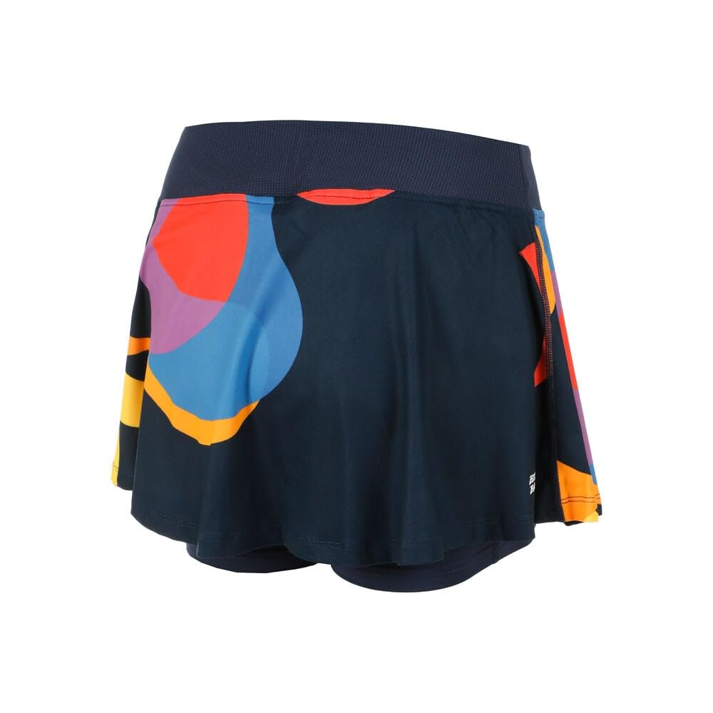 BIDI BADU Twiggy Printed Wavy Junior Skort Mädchen Rock dunkelblau-Mehrfarbig 164