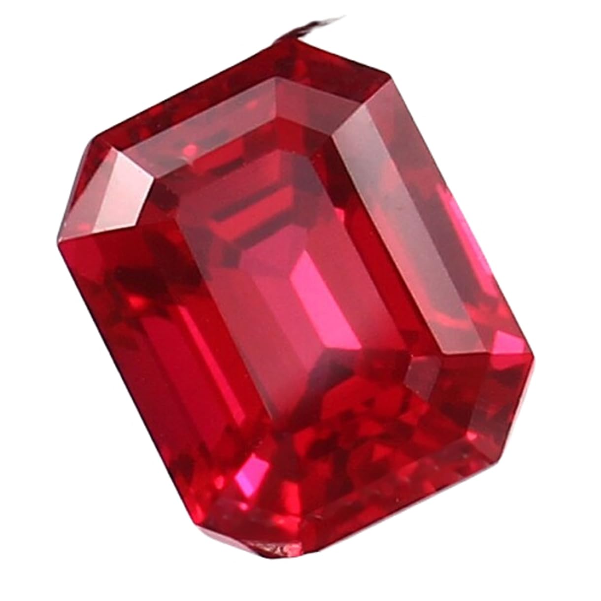 Rubis véritable de 11x9mm facetté de qualité supérieure pour joaillerie