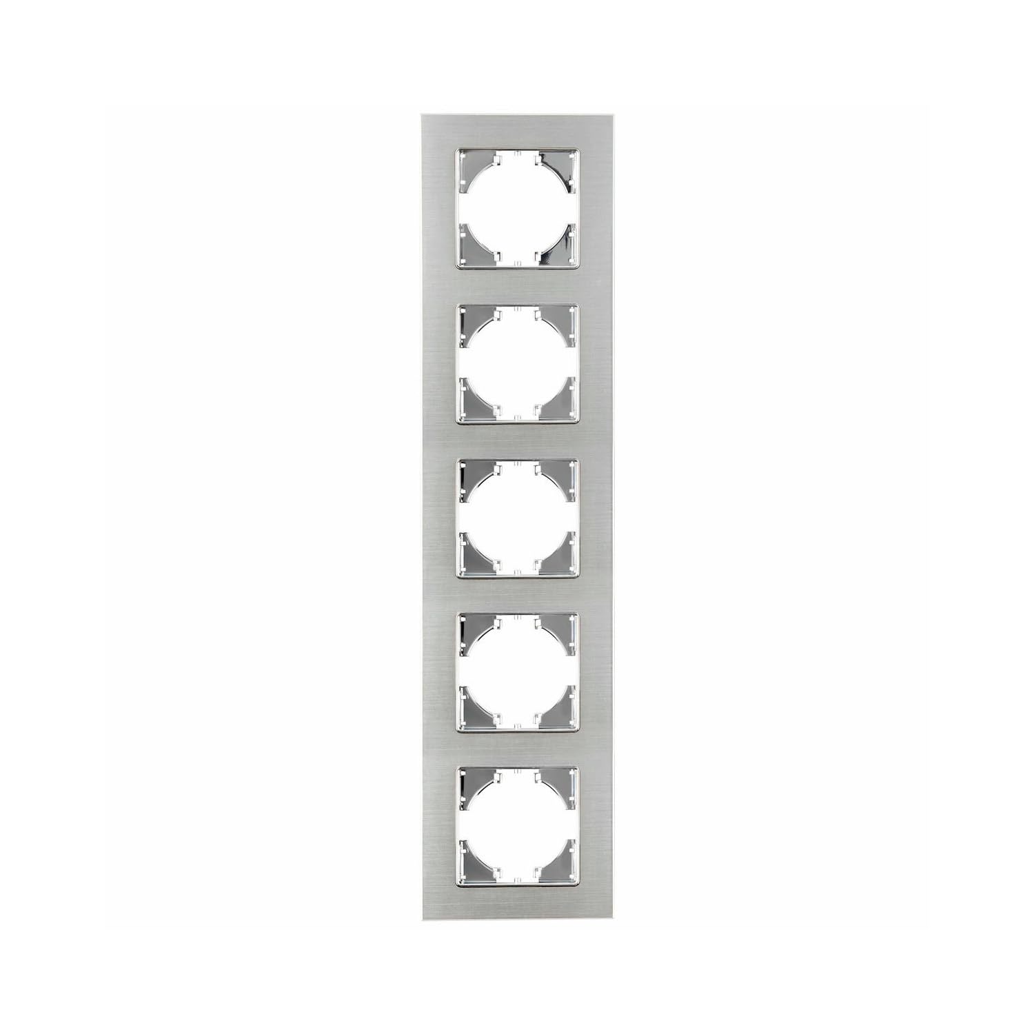 Horizontal Silver Aluminium Frame for 5 Photos