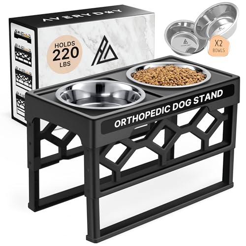AVERYDAY 4 Heights Elevated Dog Bowls