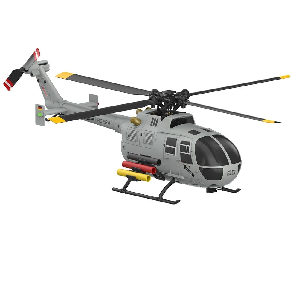 Torcster BO-105 Pro RC Hubschrauber RTF Brushless 6G 235mm – Flybarless, 3D-Inverted-Flight, optische Positionierung, Höhenhaltung, LED, für Einsteiger & Fortgeschrittene
