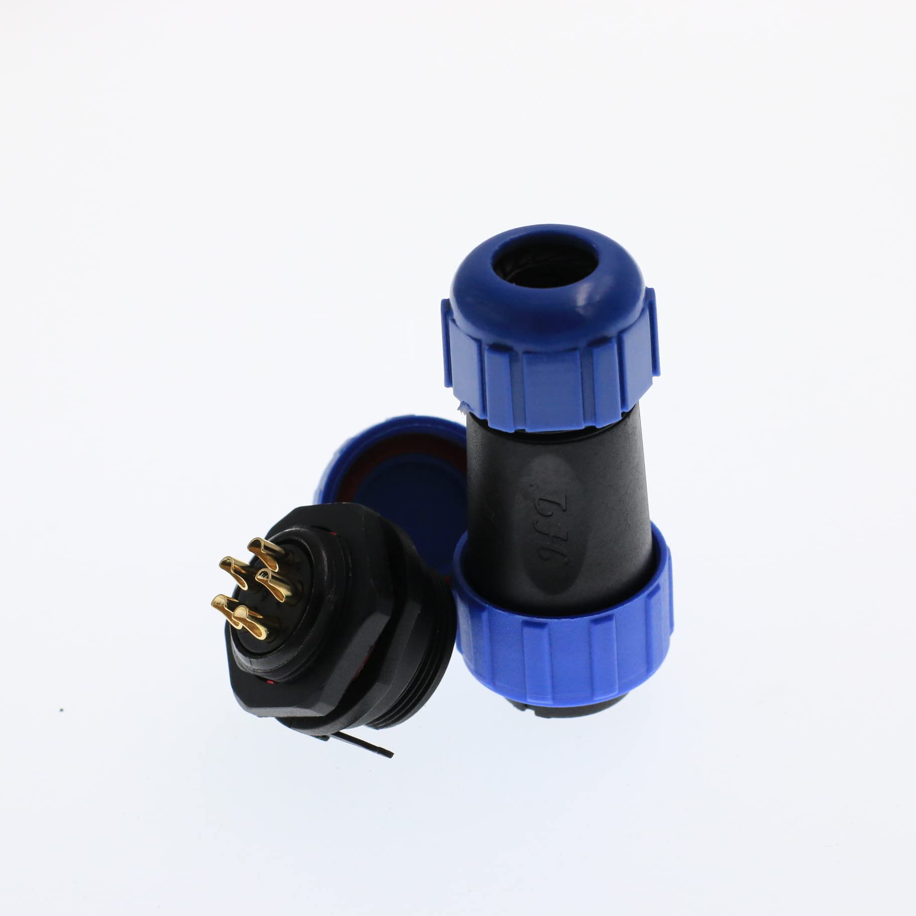 ZBLZGP HE21 5 Pin Connector 30A 8-12mm Cable IP68 Waterproof Connector Plug Female Socket Male Aviation Circular Industrial Panel Mount - Image 4