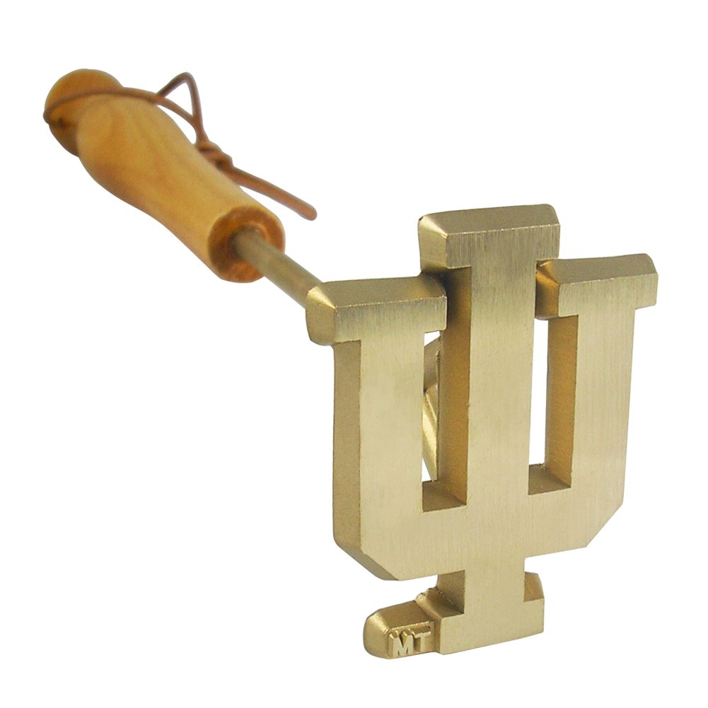 Indiana University Block IU Logo Meat Branding Iron IMC-Retail