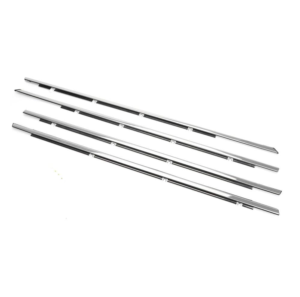 Bgdolpbu One Color Spare Parts 4Pcs Chrome Weatherstrip Window Moulding Trim Seal Belt For Accord 2008-2012